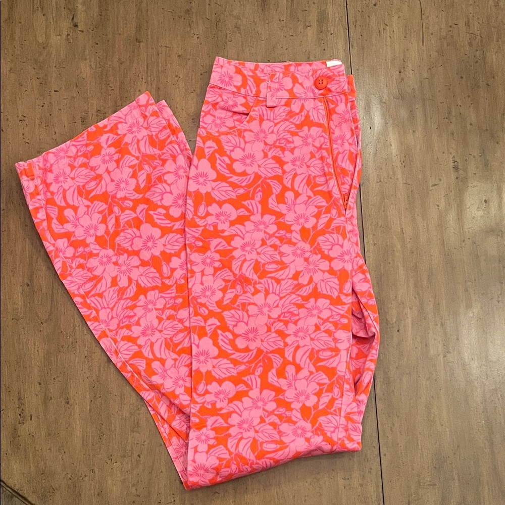 Rolla's Pink and Orange Floral Pants